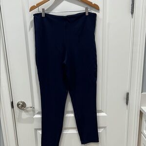 Fabletics Blue Dress Pants High Waist Slim Fit